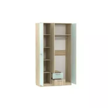 Шкаф 3х ств Акварель, 1202х574х2256, Кэнди/Дуб сонома