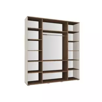 Шкаф 4х ств Афина, 1842х524х2152, Дуб крафт золотой/Кашемир