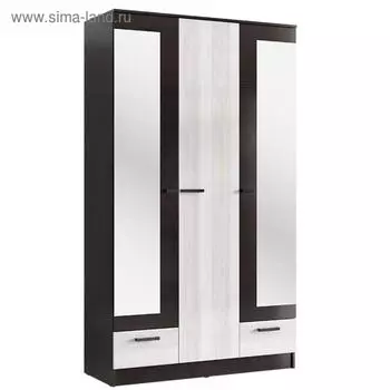 Шкаф распашной «Адель», 12004702100 мм, цвет венге/сосна лоредо