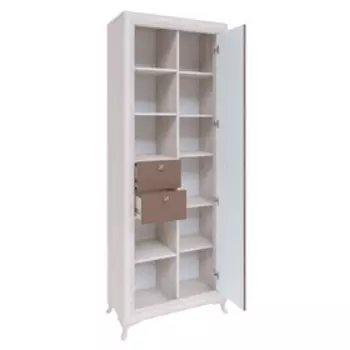 Шкаф-библиотека М21 Саванна, 380х765х2030, Бодега светлая