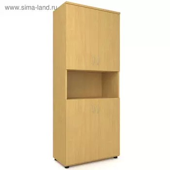 Шкаф для документов, 798х418х1960 мм, бук