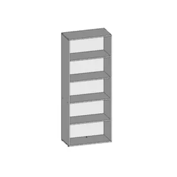 Шкаф для документов НШ-4, 760х380х1890 мм, орех