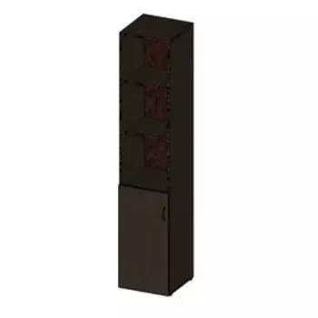 Шкаф для документов НШ-7, 383х380х1890 мм, венге