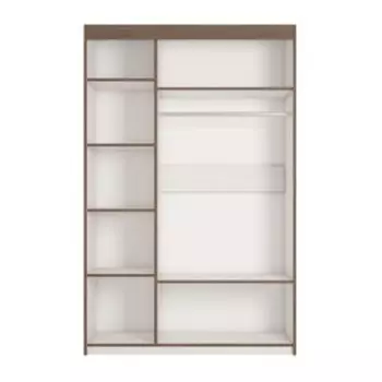 Шкаф для одежды 3-х дверный «Ницца», зеркало, бодега светлый / ясень шимо тёмный