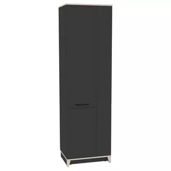 Шкаф для одежды Aurelio 12, 6004552057 мм, цвет антрацит/блеквуд сатиновый