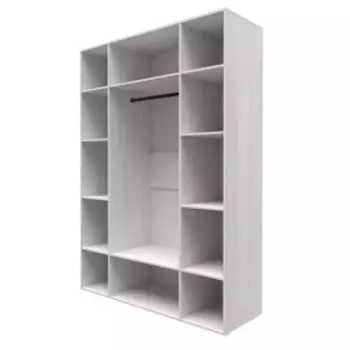 Шкаф для одежды и белья Paola 555, 16005852300 мм, цвет ясень анкор светлый