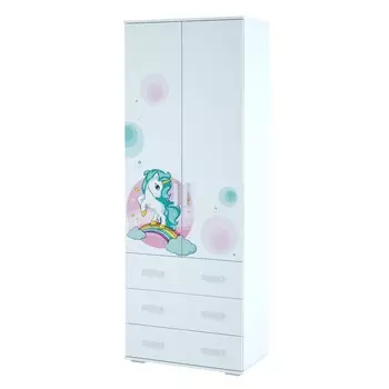 Шкаф для одежды Тойс 802х460х2176 белый/Little Pony