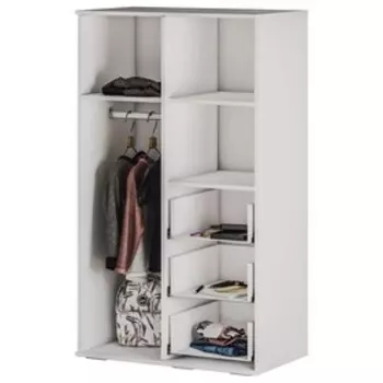 Шкаф для одежды Трио 802х460х1376 белый/принцесса