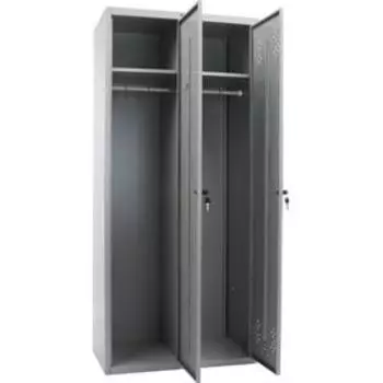 Шкаф для раздевалок Стандарт LS – 21 – 80, 8005001830 мм, цвет серый