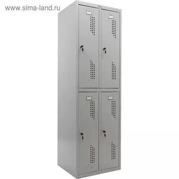 Шкаф для раздевалок Стандарт LS – 22, 5755001830 мм, цвет серый