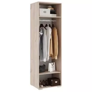 Шкаф двухдверный «Лайк 02.01», 620 × 550 × 2100 мм, цвет дуб мария / горчица