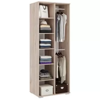 Шкаф двухдверный «Лайк 03.01», 800 550 2100 мм, цвет дуб мария / горчица