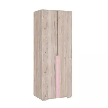 Шкаф двухдверный «Лайк 04.01», 800 550 2100 мм, цвет дуб мария / роуз