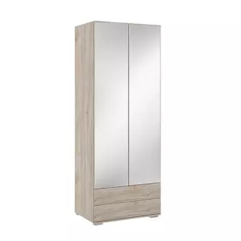 Шкаф двухдверный «Лайк 55.02», 800 × 520 × 2100 мм, цвет дуб мария