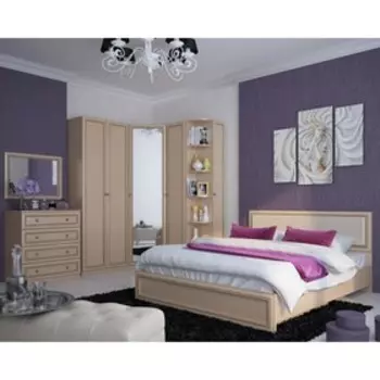 Шкаф двухстворчатый №2 Беатрис, Дуб млечный