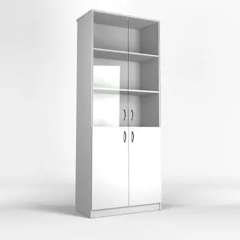 Шкаф комбинированный 800*400*1980 Белый