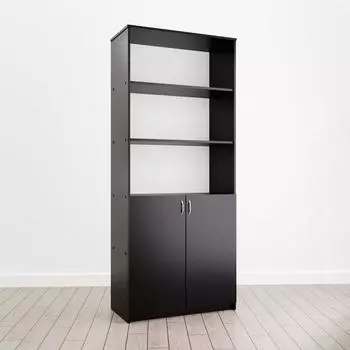 Шкаф комбинированный «Клик Мебель. Джамп», 8004101980 мм, цвет чёрный