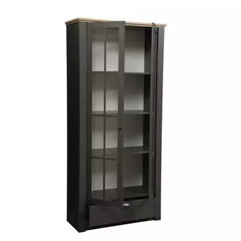 Шкаф комбинированный «Прованс» 37.05, 9684022090 мм, цвет диамант серый / дуб каньон