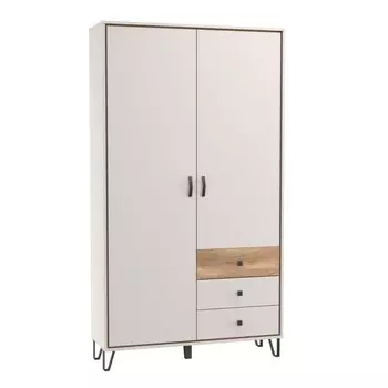 Шкаф комбинированный «Рио» 62.02, 11584042080 мм, цвет кашемир / дуб каньон