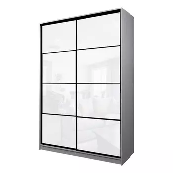 Шкаф-купе Max-МШ-23-6-18-22, 18006002300 мм, цвет ясень анкор светлый / стекло белое