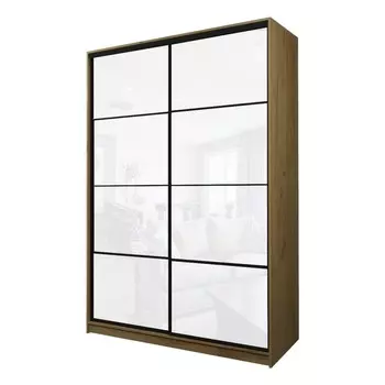 Шкаф-купе Max-МШ-23-6-18-22, 18006002300 мм, цвет дуб крафт золотой / стекло белое