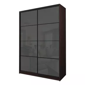 Шкаф-купе Max-МШ-23-6-18-22, 18006002300 мм, цвет венге / стекло тёмно-серое