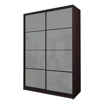 Шкаф-купе Max-МШ-23-6-18-22, 18006002300 мм, цвет венге / стекло светло-серое