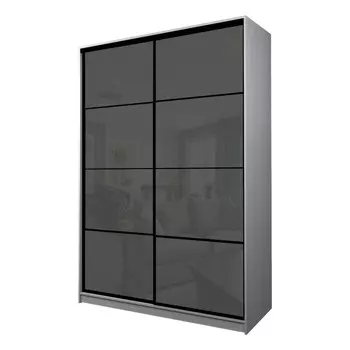 Шкаф-купе Max-МШ-23-6-18-22, 18006002300 мм, ясень анкор светлый / стекло тёмно-серое