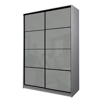 Шкаф-купе Max-МШ-23-6-18-22, 18006002300 мм, ясень анкор светлый / стекло светло-серое