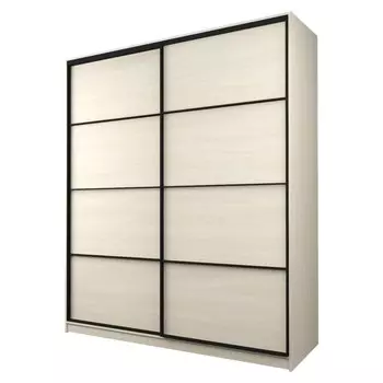 Шкаф-купе Max-МШ-23-6-22/2-11, 22006002300 мм, цвет дуб молочный