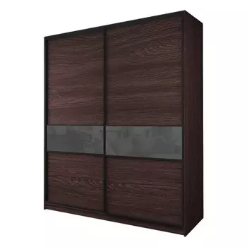Шкаф-купе Max-МШ-23-6-20/2-99, 20006002300 мм, цвет венге / стекло тёмно-серое