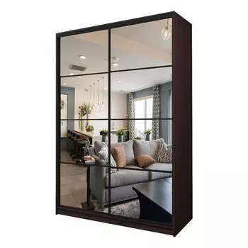 Шкаф-купе Max-МШ-23-6-18-55, 18006002300 мм, зеркало, цвет венге