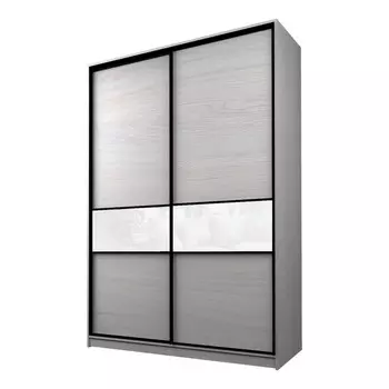 Шкаф-купе Max-МШ-23-6-18-99, 18006002300 мм, цвет ясень анкор светлый / стекло белое