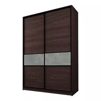 Шкаф-купе Max-МШ-23-6-18-99, 18006002300 мм, цвет венге / стекло светло-серое