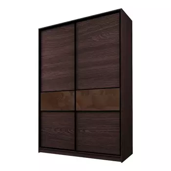 Шкаф-купе Max-МШ-23-6-16-99, 16006002300 мм, цвет венге / стекло шоколад