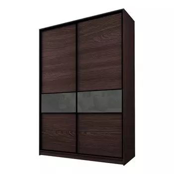 Шкаф-купе Max-МШ-23-6-16-99, 16006002300 мм, цвет венге / стекло тёмно-серое