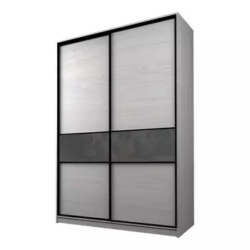 Шкаф-купе Max-МШ-23-6-18-99, 18006002300 мм, ясень анкор светлый / стекло тёмно-серое