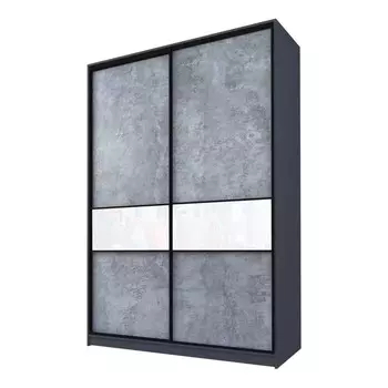 Шкаф-купе Max-МШ-23-6-18-99, 18006002300 мм, цвет метрополитан грей / стекло белое