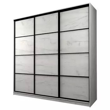 Шкаф-купе Max-МШ-23-6-24-111, 24006002300 мм, цвет дуб крафт белый