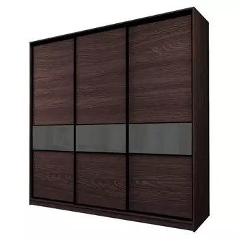 Шкаф-купе Max-МШ-23-6-27-999, 26666002300 мм, цвет венге / стекло тёмно-серое