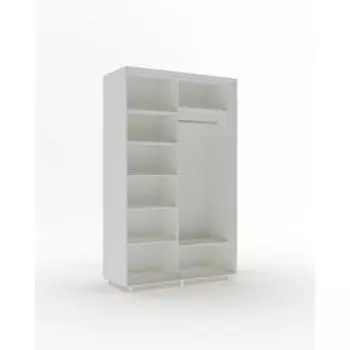 Шкаф-купе Дивный зеркало Бабочки Белый 1600х600х2300