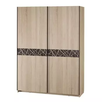 Шкаф-купе «Дюна №26», 16006052171 мм, цвет дуб сонома светлая