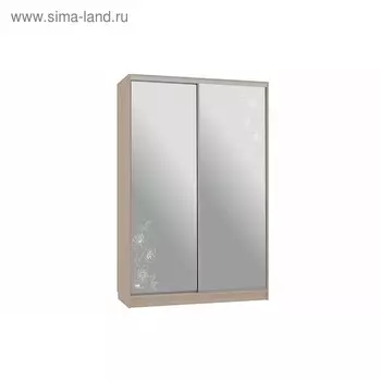 Шкаф-купе "Гранд 4-600 токио", 1500x600x2300, Дуб млечный