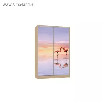 Шкаф-купе "Гранд 7-600 19", 1500x600x2300, Дуб сонома