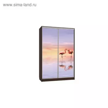 Шкаф-купе "Гранд 7-600 19", 1500x600x2300, Венге