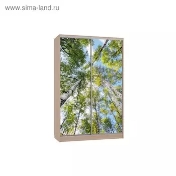 Шкаф-купе "Гранд 7-600 57", 1500x600x2300, Дуб млечный