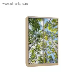 Шкаф-купе "Гранд 7-600 57", 1500x600x2300, Дуб сонома