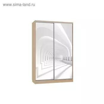 Шкаф-купе "Гранд 7-600 58", 1500x600x2300, Дуб сонома