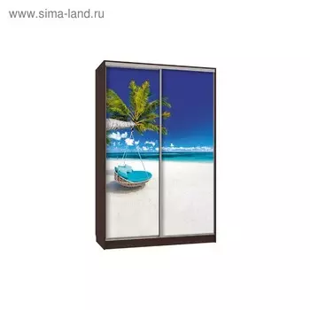 Шкаф-купе "Гранд 7-600 77", 1500x600x2300, Венге