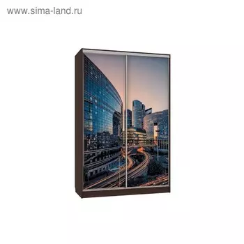 Шкаф-купе "Гранд 7-600 79", 1500x600x2300, Венге